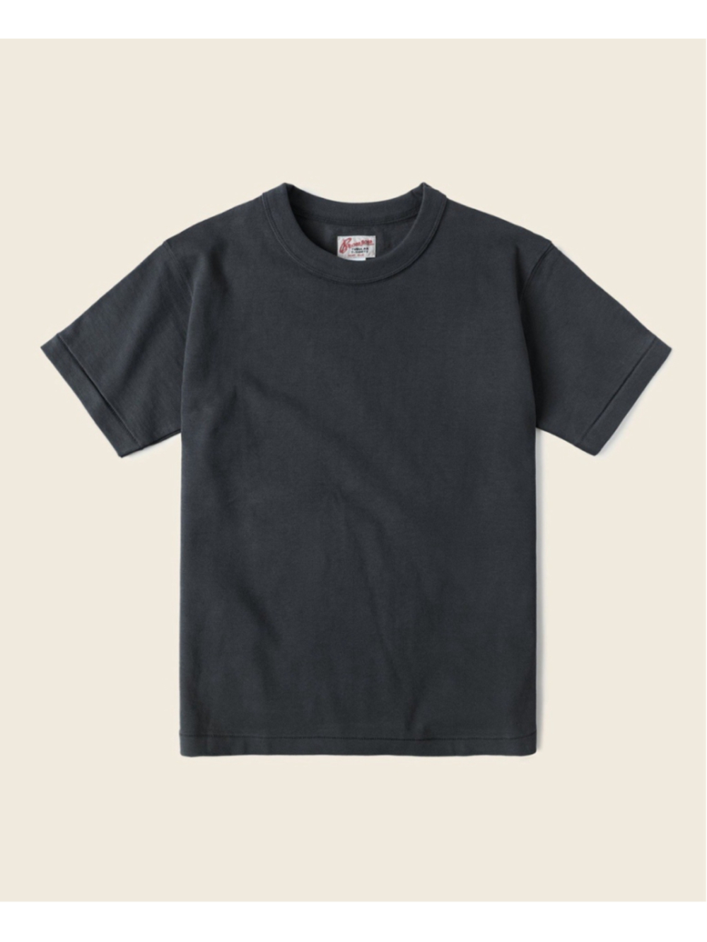 Loopwheel Tubular Athletic T-Shirt Vintage BlackBronson Mfg. Co. L